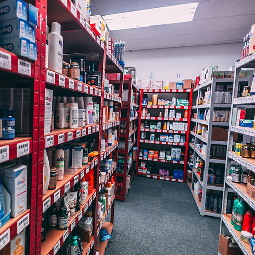 vue interieure Pharmacie Chrétien