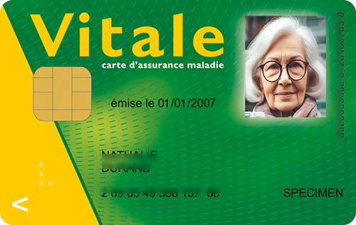 carte vitale mise à jour par la pharmacie Chrétien